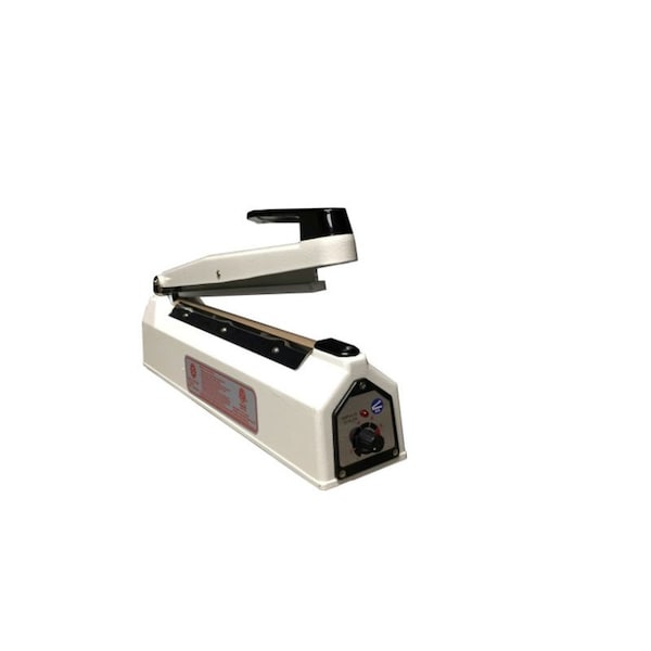 12" KF-Series Hand Sealer w/ 2mm Seal Width, White